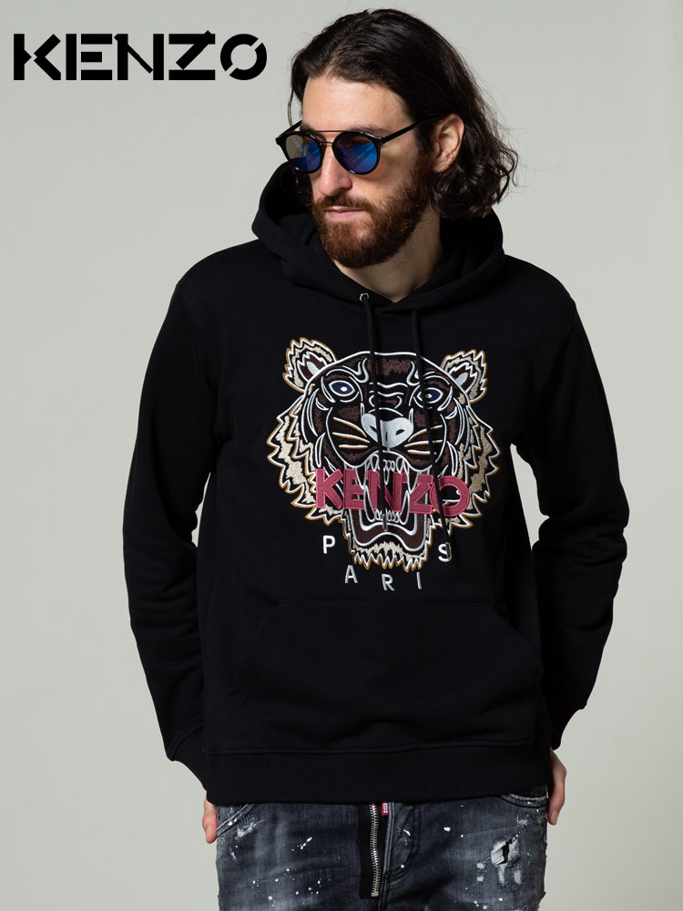 KENZO ケンゾー タイガー刺繍 プルオーバー スウェット パーカー