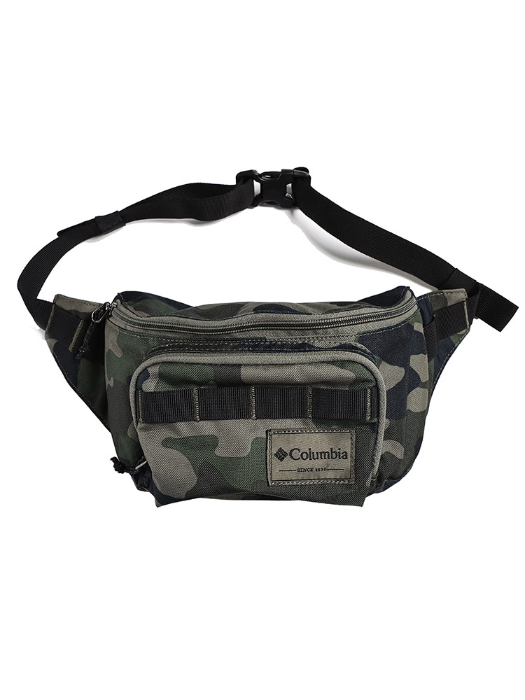 ウエストバック 無地＆カモフラ柄 デイジーチェーン付き ZIGZAG HIP