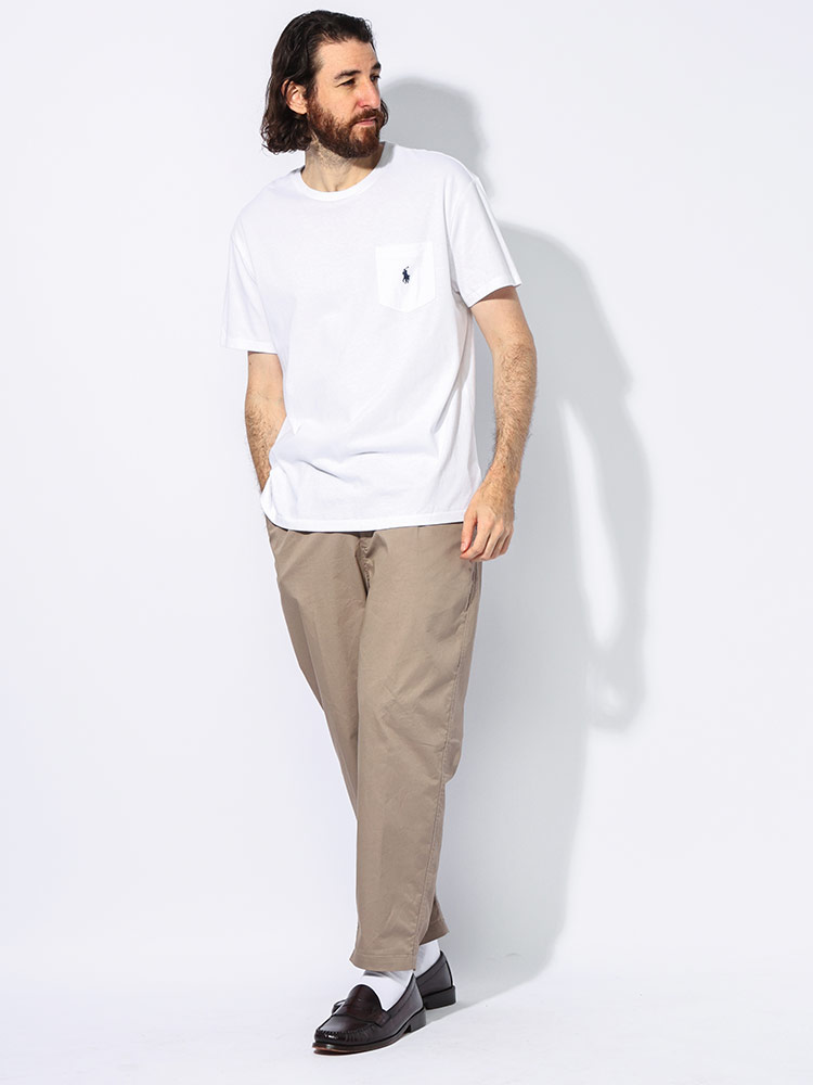 POLO RALPH LAUREN (ポロラルフローレン) ロゴ刺繍入りポケット付