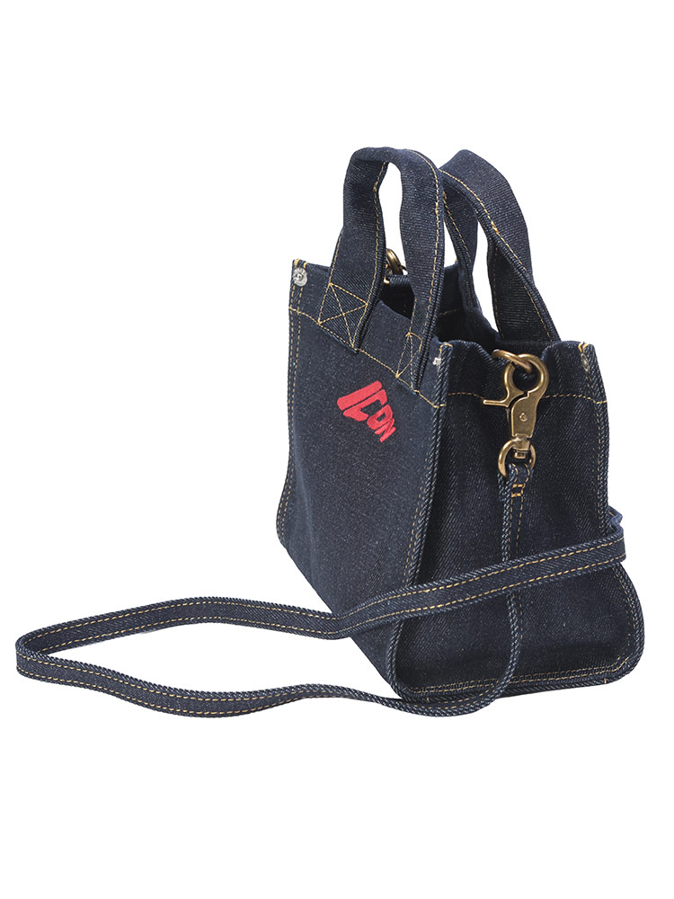 DSQUARED2 (ディースクエアード) ICONロゴ デニム ミニバッグ