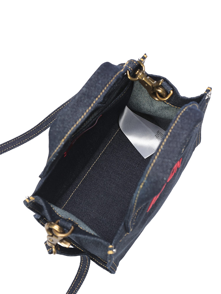 DSQUARED2 (ディースクエアード) ICONロゴ デニム ミニバッグ