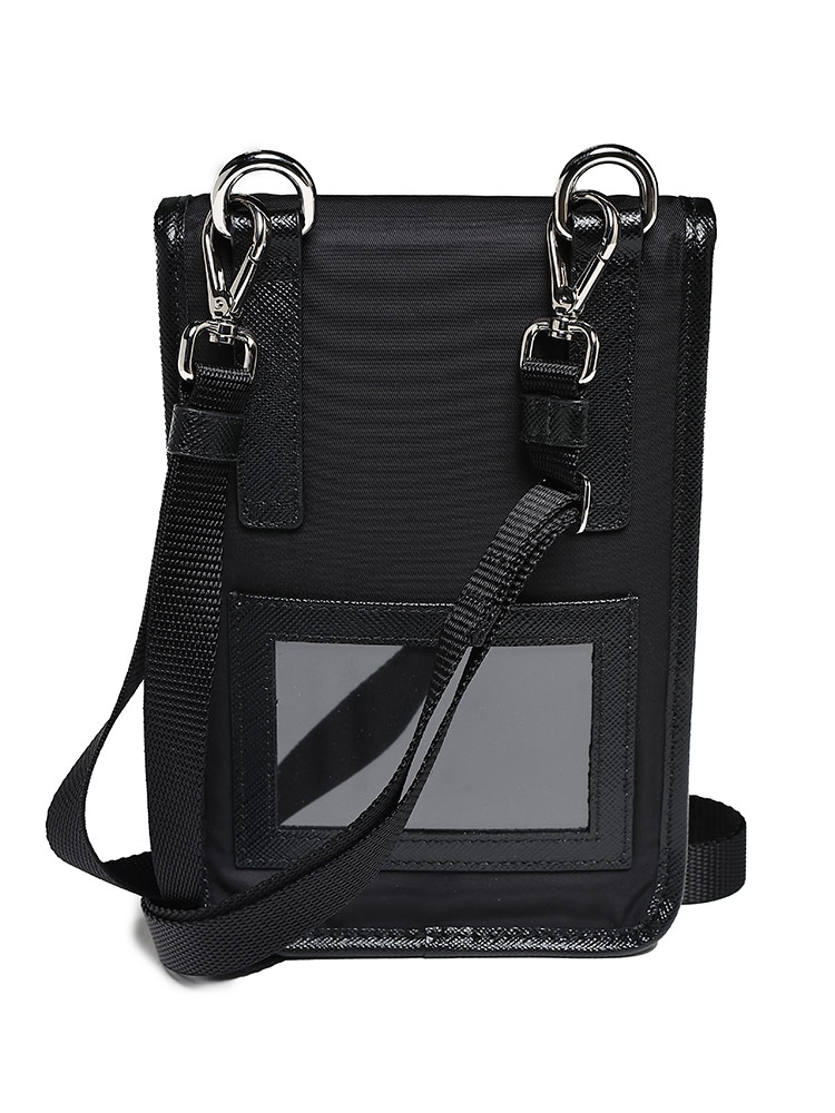 PRADA (プラダ) ナイロン＆レザー ストラップ付 スマートフォン