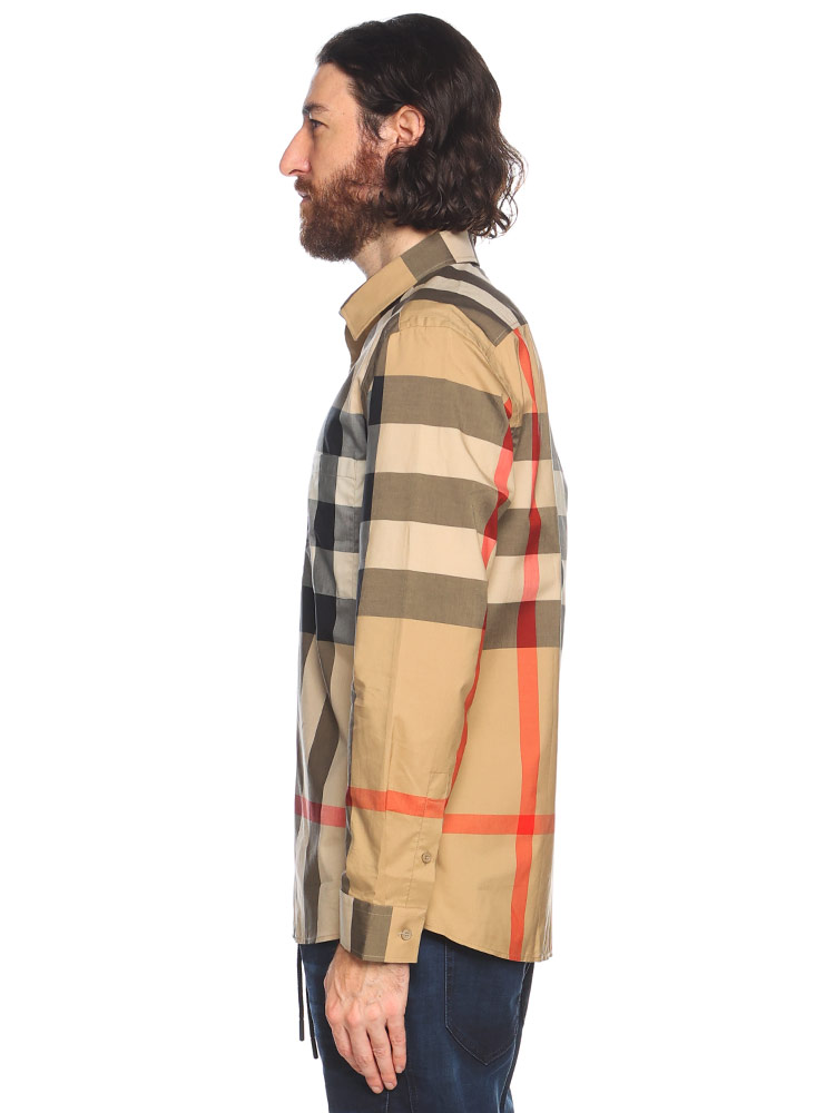 BURBERRY (バーバリー) コットン クラシカルチェック フロントポケット