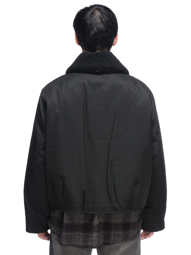 OUR LEGACY (アワーレガシー) ボア襟 ナイロン 裏キルティング