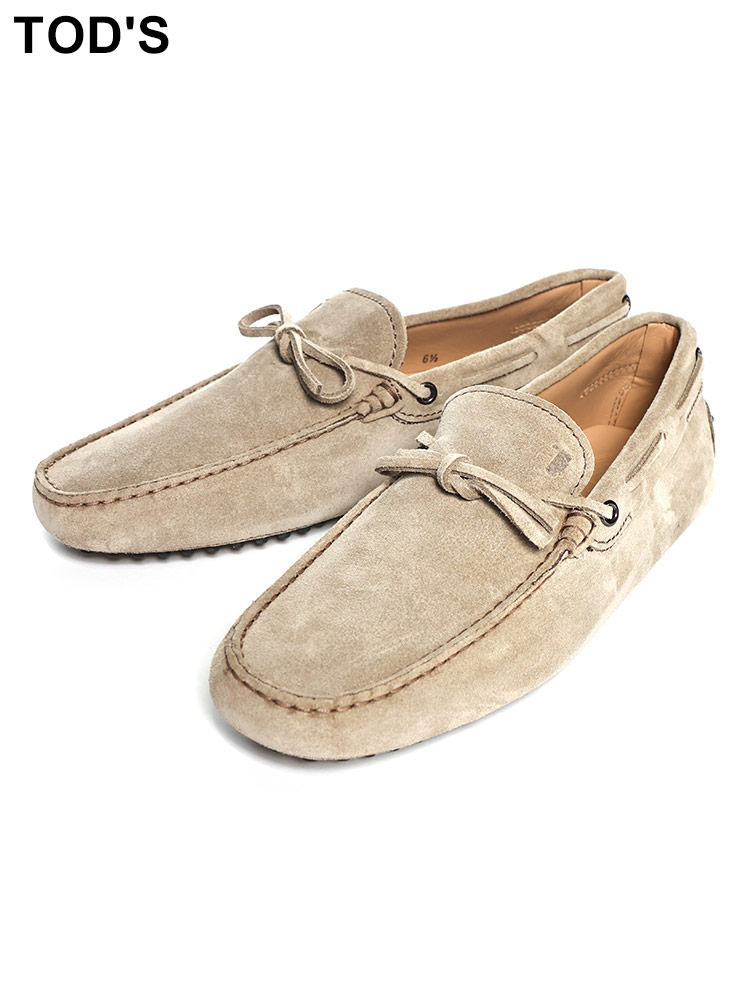 TOD'S (トッズ) スエード ゴンミーニ ドライビングシューズ TDXXMGW054