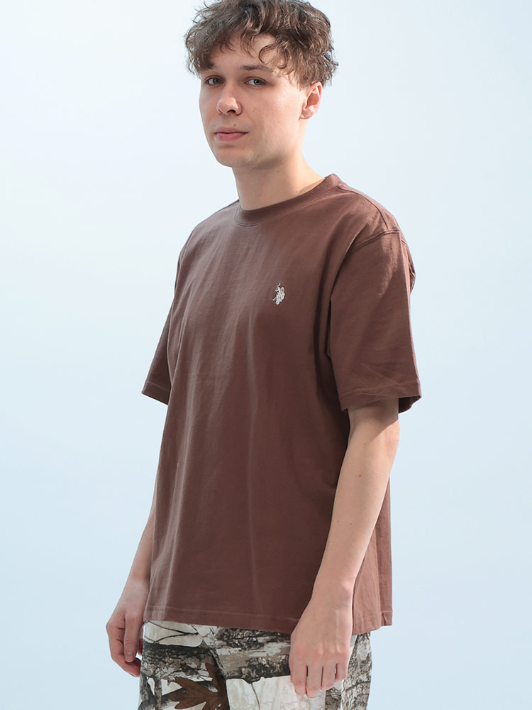 U.S. POLO ASSN. (ユーエスポロアッスン) ワンポイント クルーネック