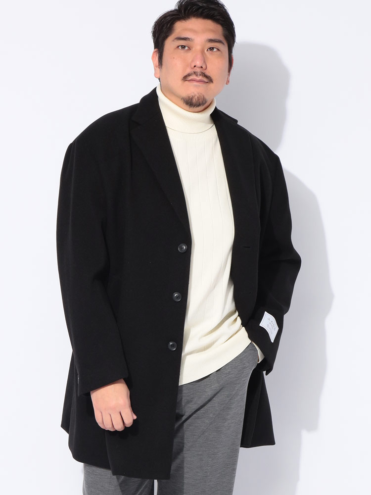 チェスターコート ふわかるWOOLLY＋ 3つボタン アウター ロングコート