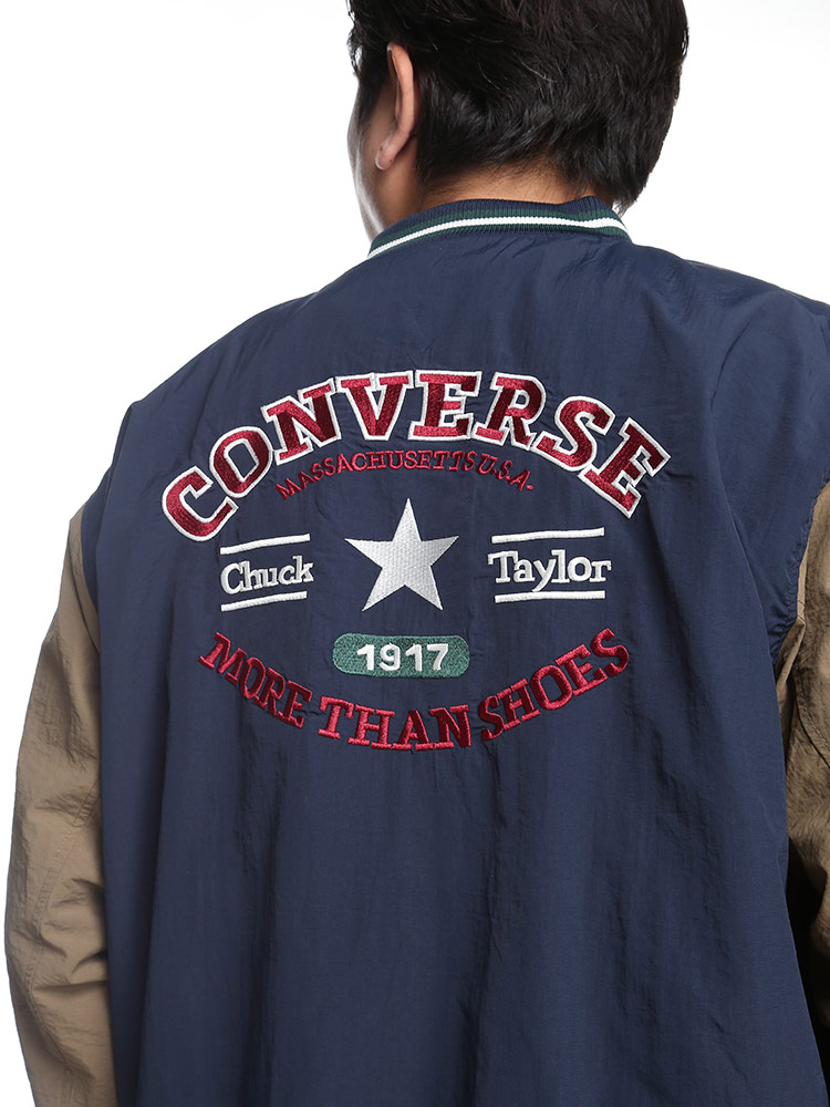 CONVERSE コンバース スタジャン 撥水 ナイロン バックプリント ロゴ