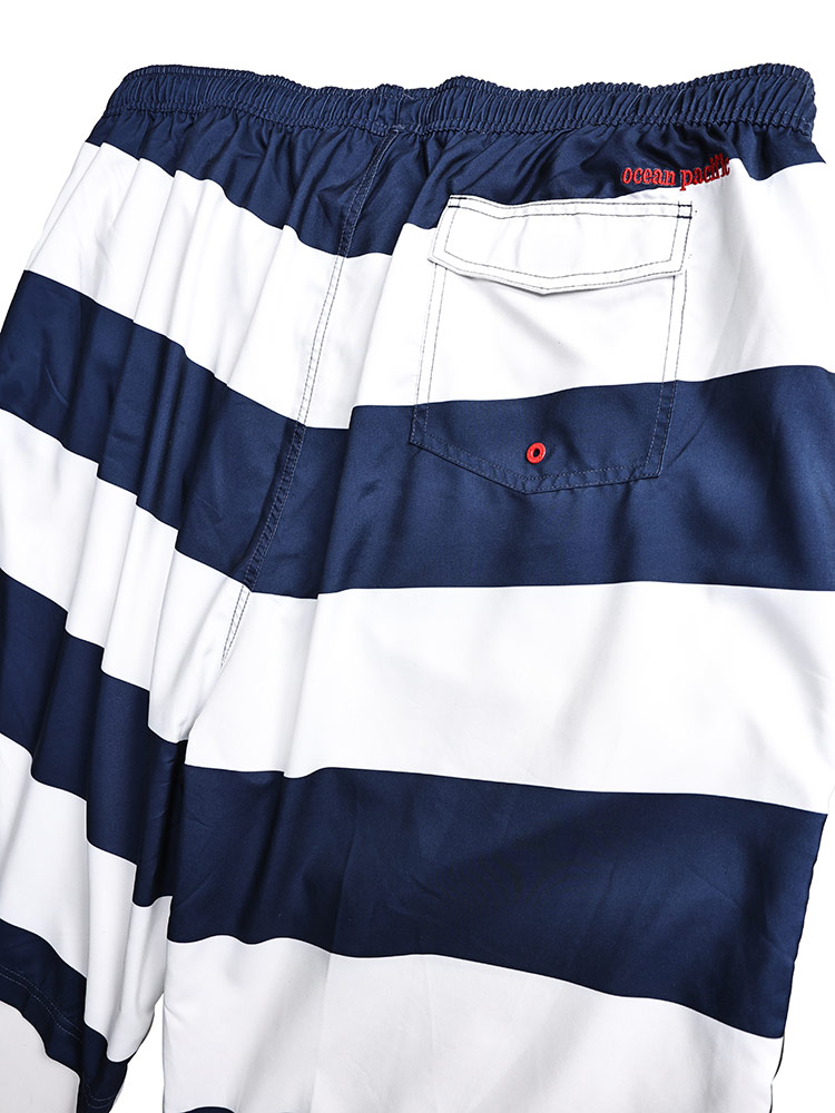 サーフパンツ ボーダー＆無地 メッシュインナー付き マイクロツイル