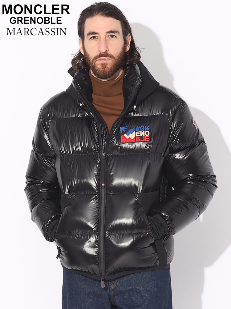 MONCLER (モンクレール) 胸ワッペン フルジップ ダウンジャケット