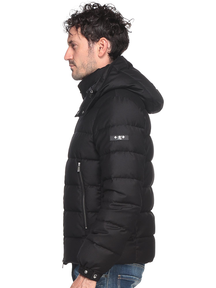 TATRAS (タトラス) フード着脱 ウールブレンド ショートダウン