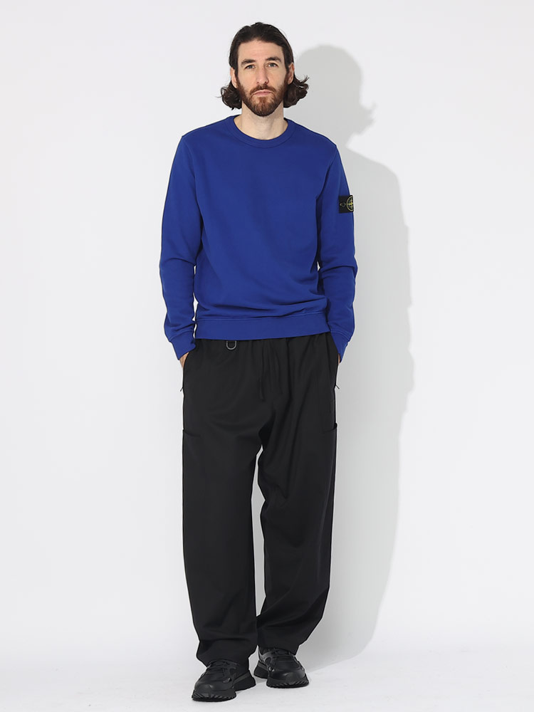 STONE ISLAND (ストーンアイランド) 袖ロゴ クルーネック トレーナー