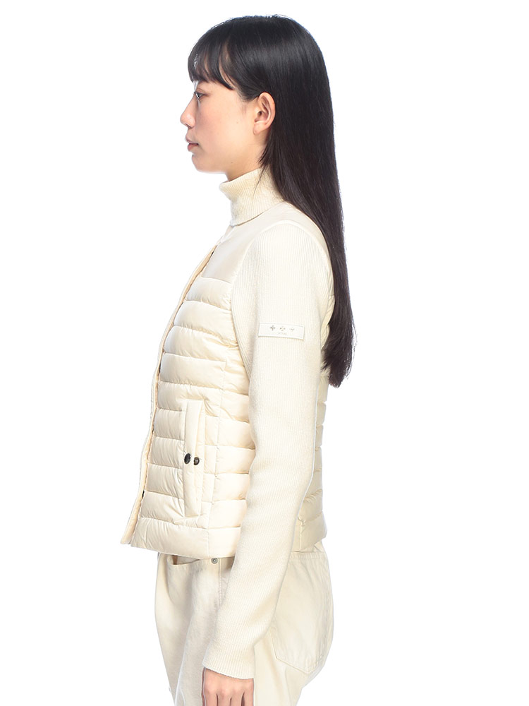 TATRAS (タトラス) ニットスリーブ フルボタン ライトダウンジャケット