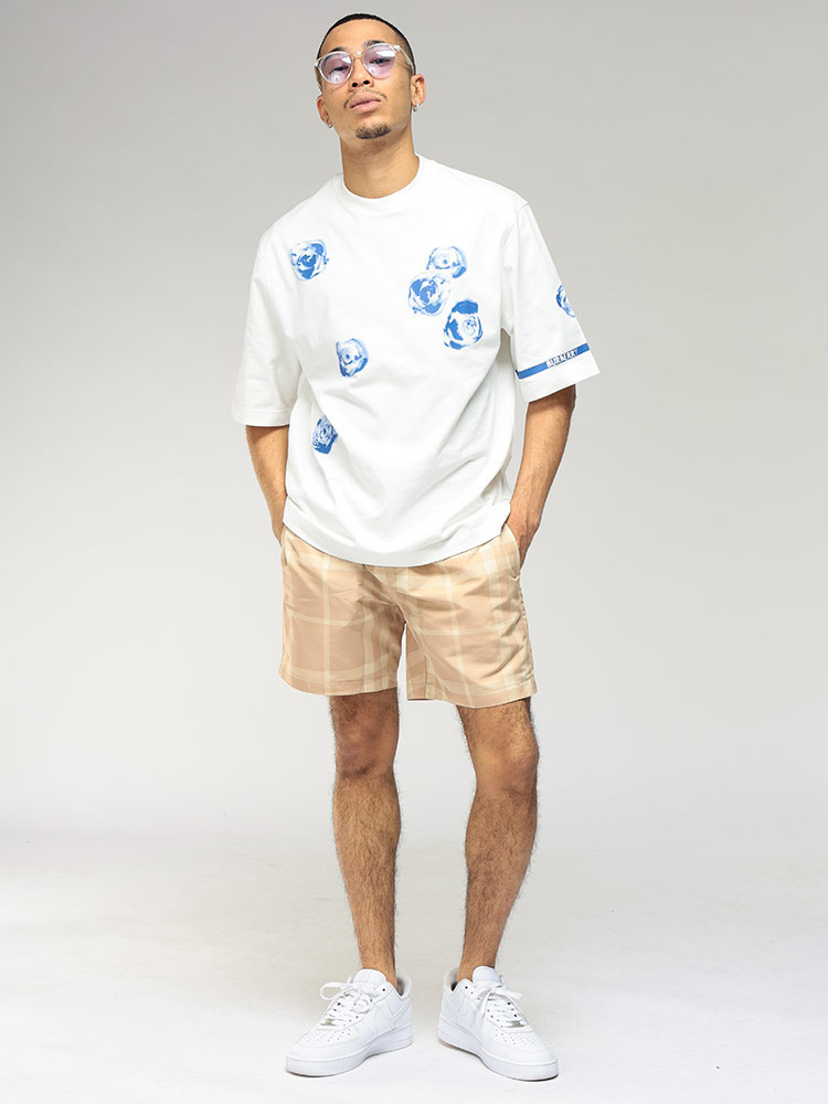 BURBERRY (バーバリー) 水陸両用 チェック柄 メッシュインナー スイム