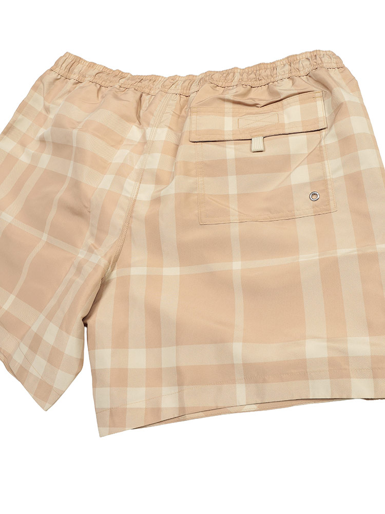 BURBERRY (バーバリー) 水陸両用 チェック柄 メッシュインナー スイム
