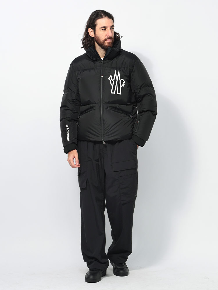 MONCLER (モンクレール) BIGロゴ フード収納 フルジップ VERDONS