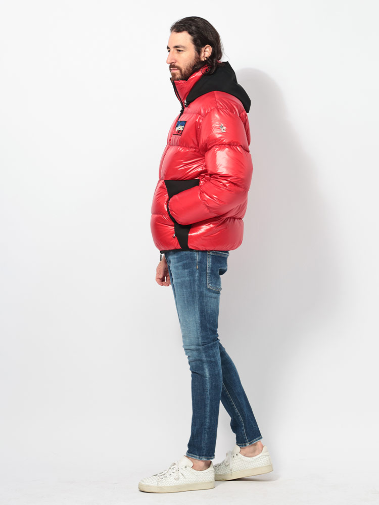 MONCLER (モンクレール) ワッペン フルジップ MARCASSIN ダウン