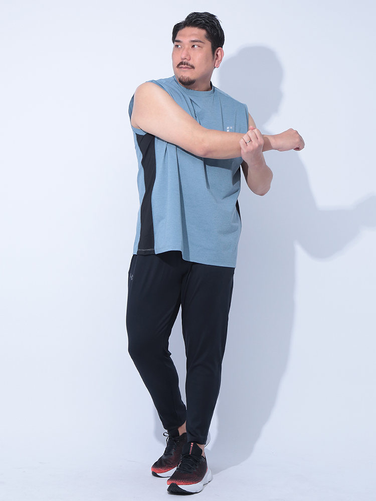 ノースリーブ Tシャツ sorona ドライ ストレッチ クルーネック