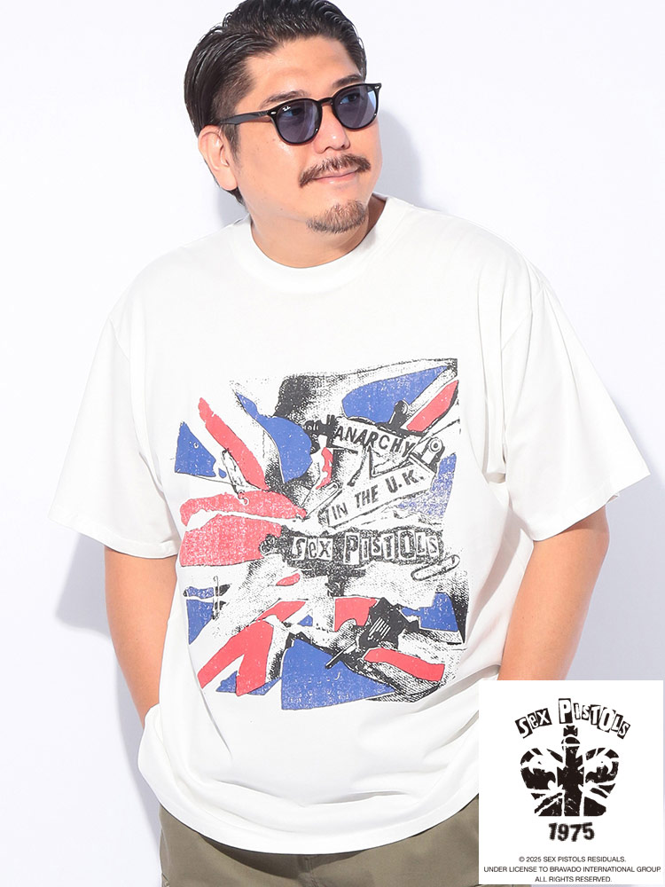 半袖 Tシャツ SEX PISTOLS ユニオンジャックイラストプリントTシャツ