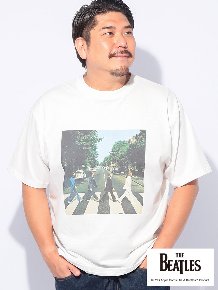 半袖 Tシャツ BEATLES フォトプリントTシャツ アビーロード バンドT