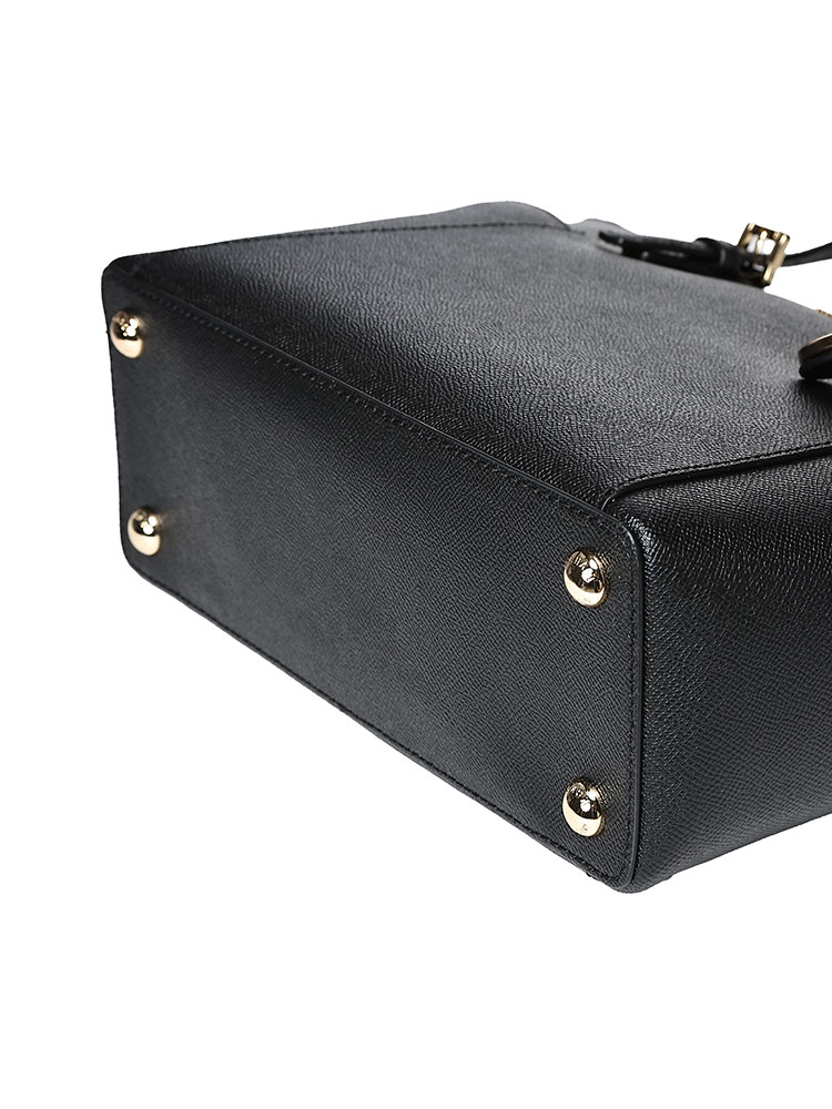 MICHAEL KORS (マイケル コース) レザー MKチャーム ハンドバッグ