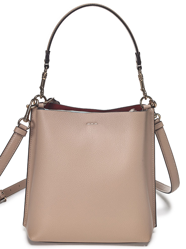 COACH (コーチ) ダブルフェースレザー マグネット開閉 2WAY