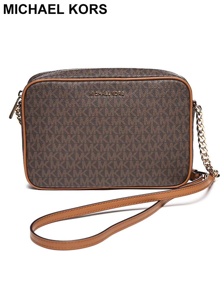 MICHAEL KORS (マイケル コース) 総ロゴ チェーン ショルダーバッグ