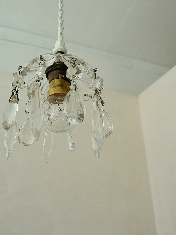 予約専用⭐︎）ミニシャンデリア フランスアンティークとローズ