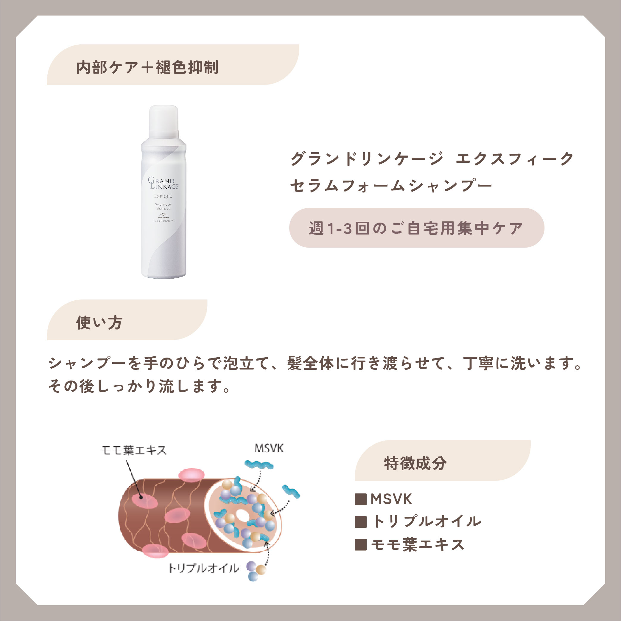 ミルボン グランドリンケージ エクスフィーク セラムフォーム