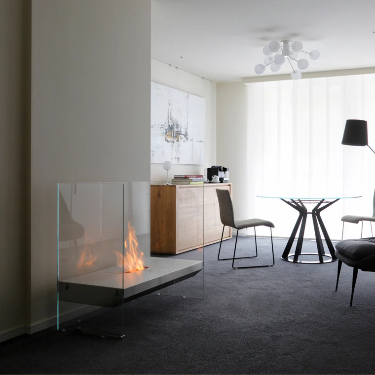 置き型バイオエタノール暖炉「エコスマートファイヤー」のラインナップ