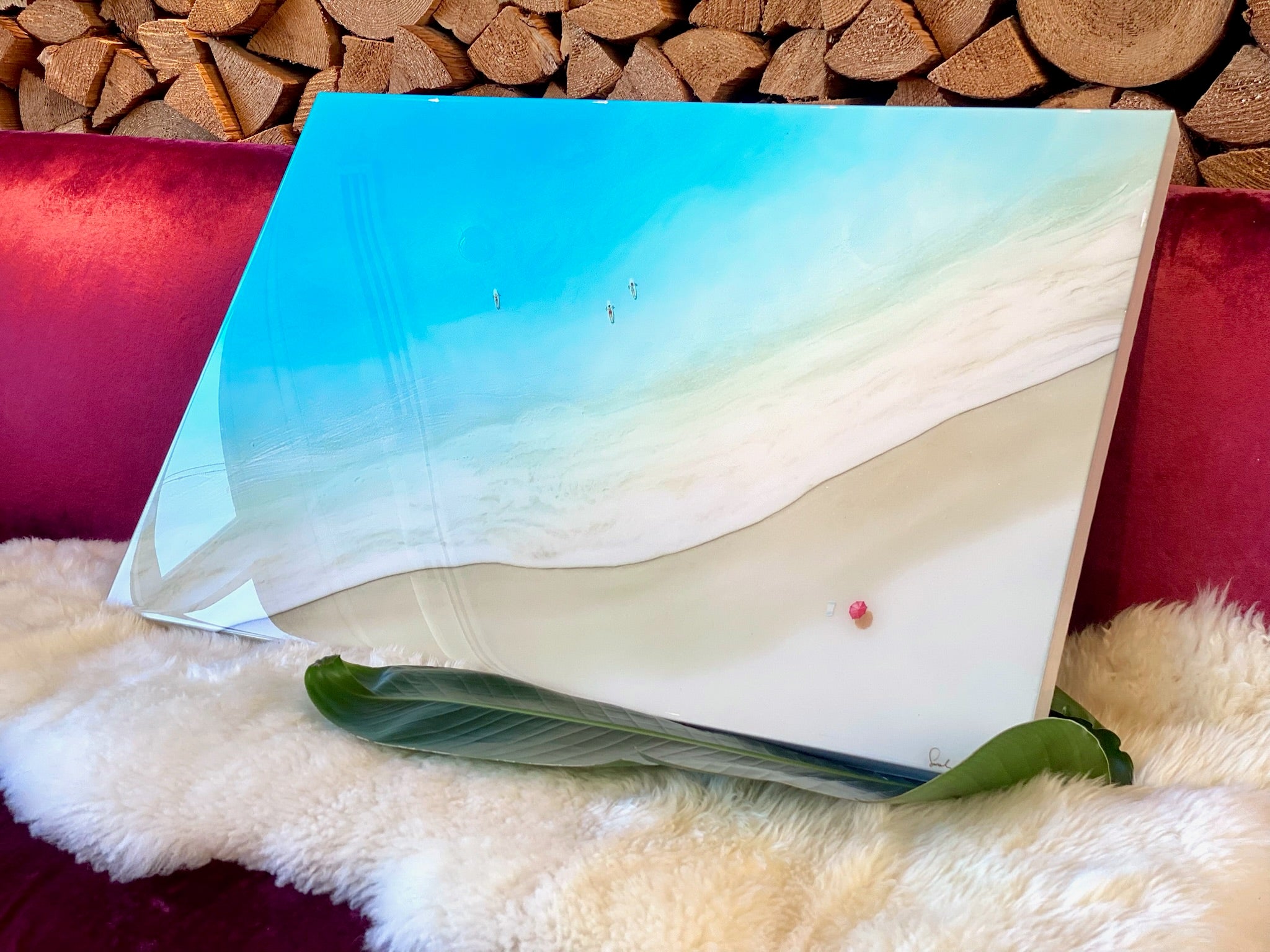 Open Edition Resin Arts on Wood – Sarah Caudle Art Japan