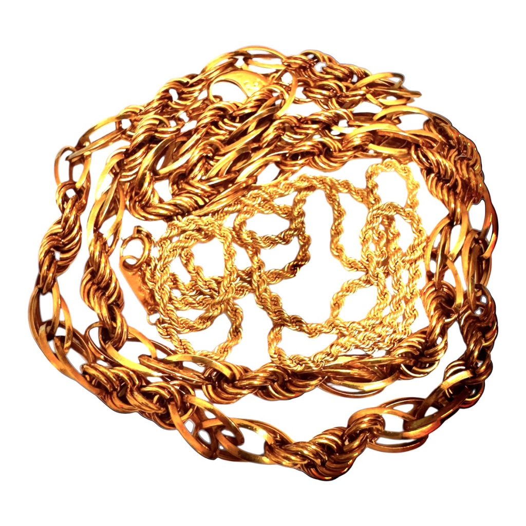 K18 750 YG ネックレスまとめ 札幌市北区新川の買取実績 | 買取専門店