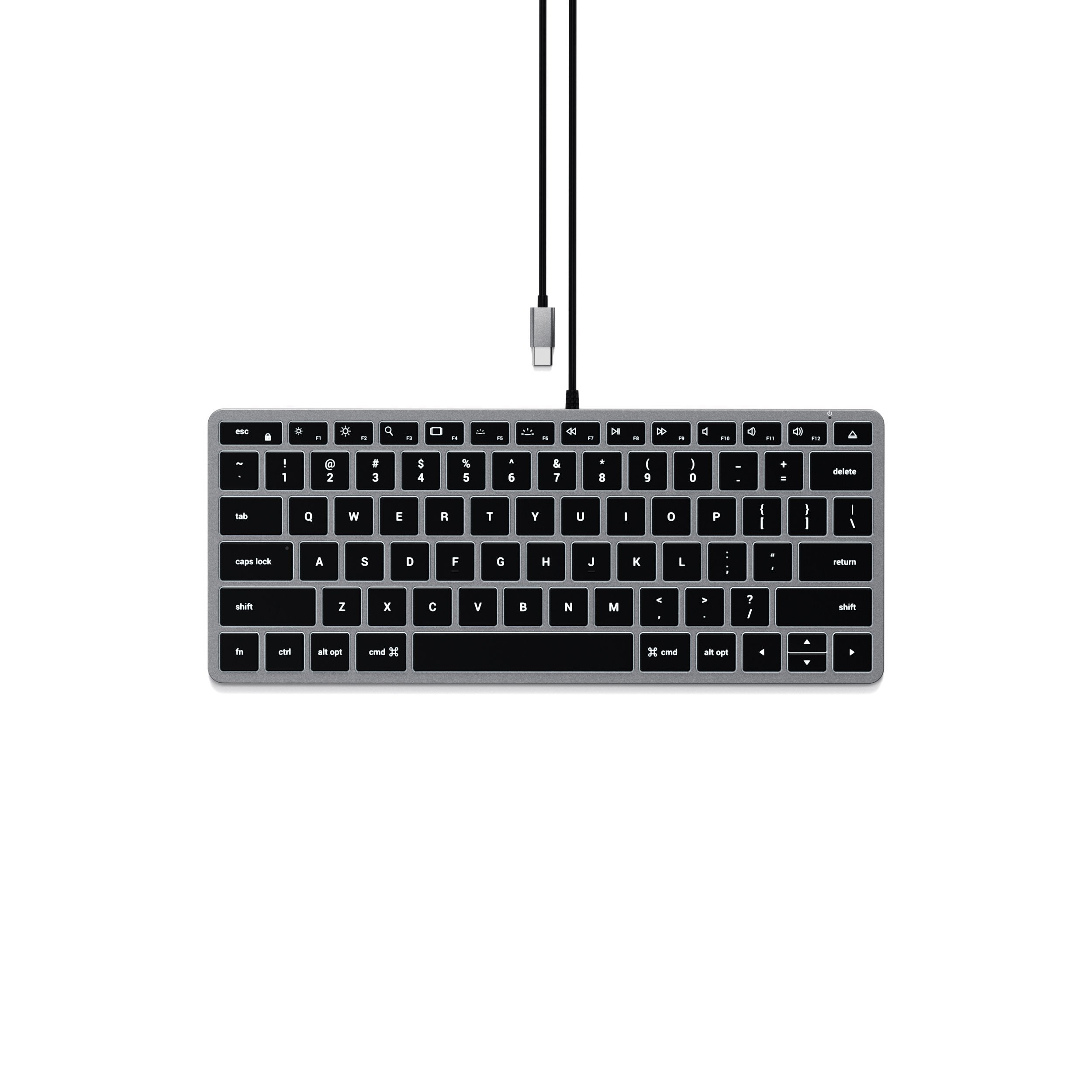Slim W1 Wired Backlit Keyboard for Mac & PC – Satechi