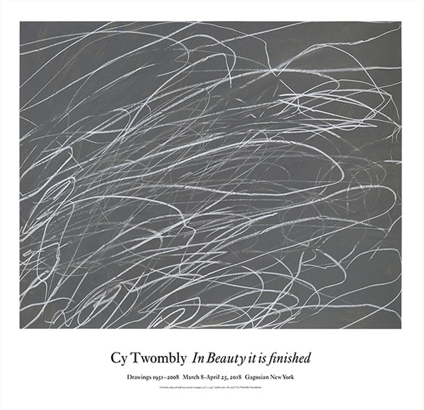 Cy Twombly: Untitled, 1969 ポスター