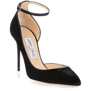 Jimmy Choo | Lucy black velvet d'Orsay pump | Savannahs