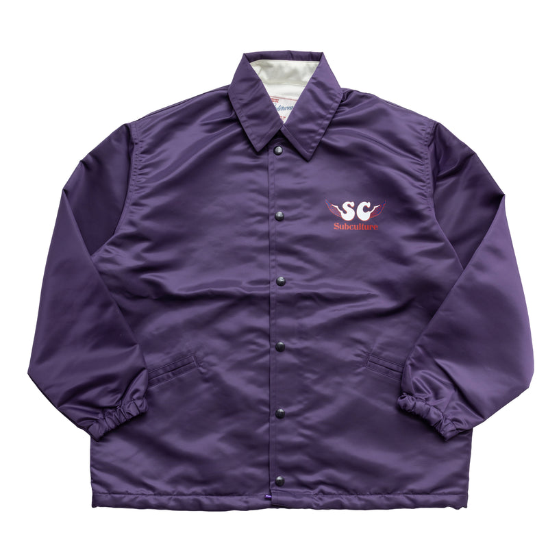 COACHES JACKET / PURPLE – SC WEB STORE