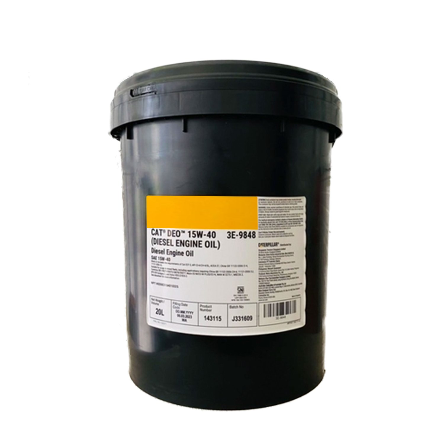 CAT DEO 15W-40 ディーゼルエンジンオイル 20L 未開封 ディーゼル