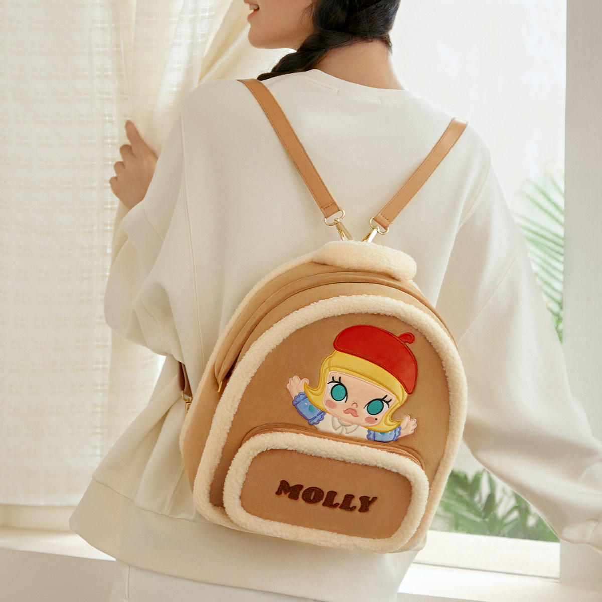 Shop Original POP MART Classic Bag Series - MOLLY Suede Leather