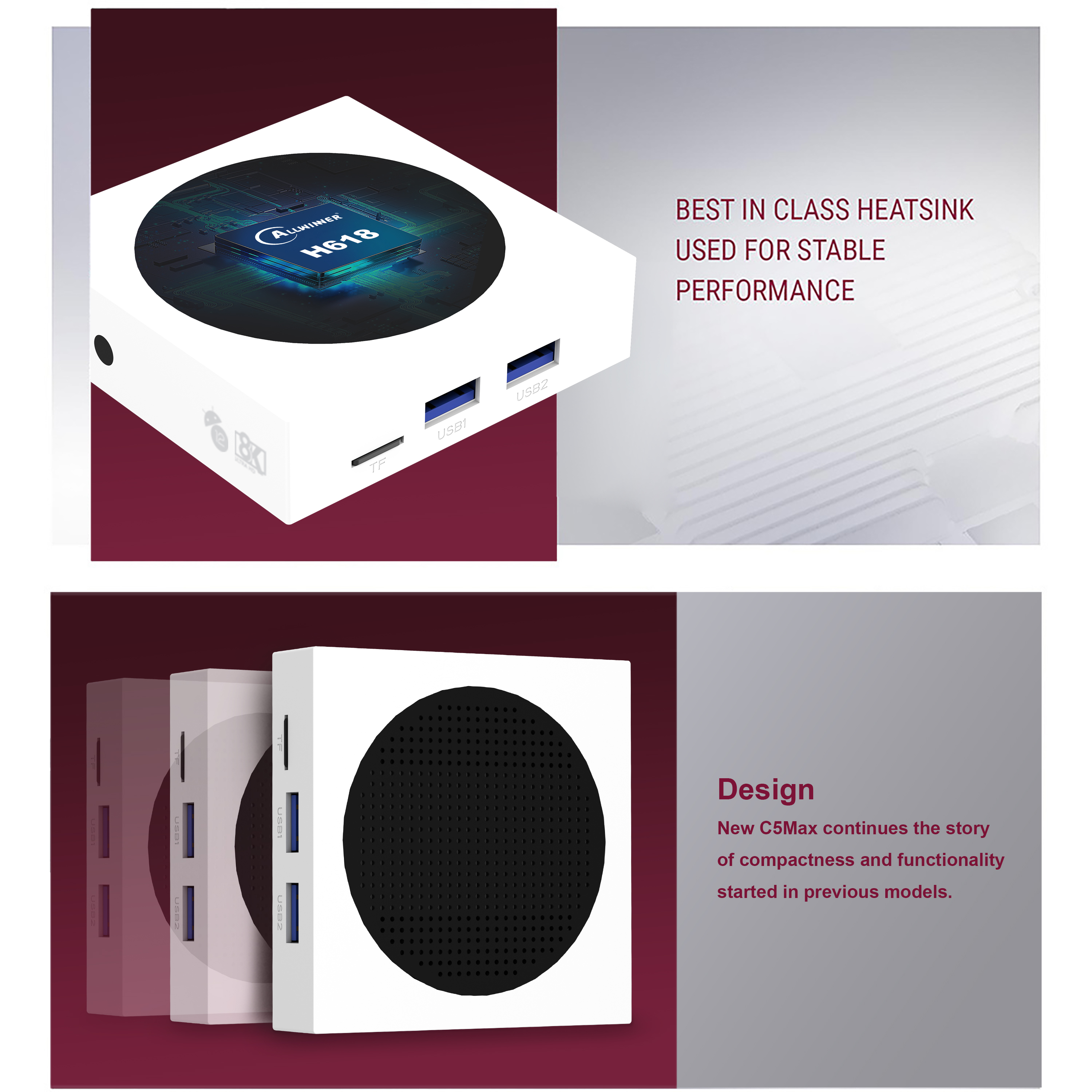 ZOKU C5 MAX TV BOX - 4GB RAM, 128GB ROM, Multi Lang Support