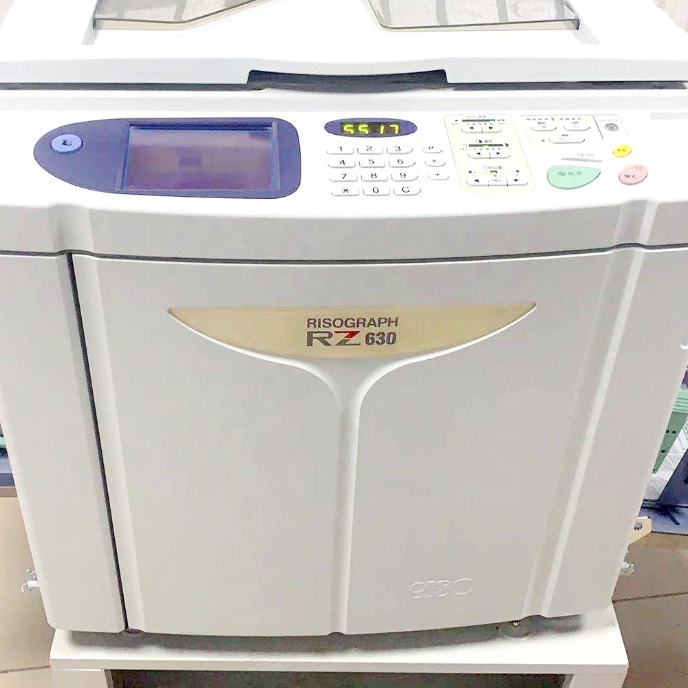 Refurbished RISO RZ630 Digital Duplicator - 130 Ppm B4