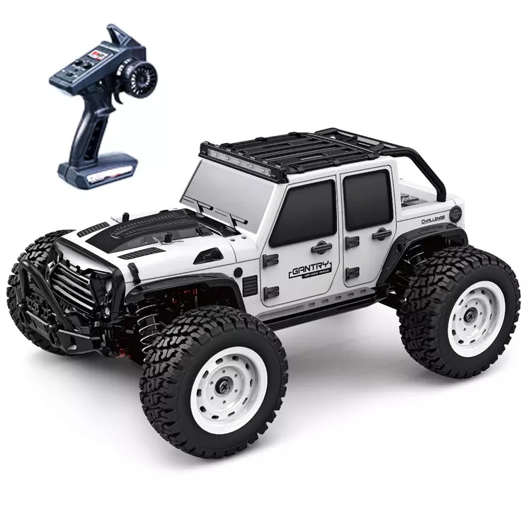 1/16 Gantry Off-Road Remote Control Truck, 2.4G 4WD with Lights, 4