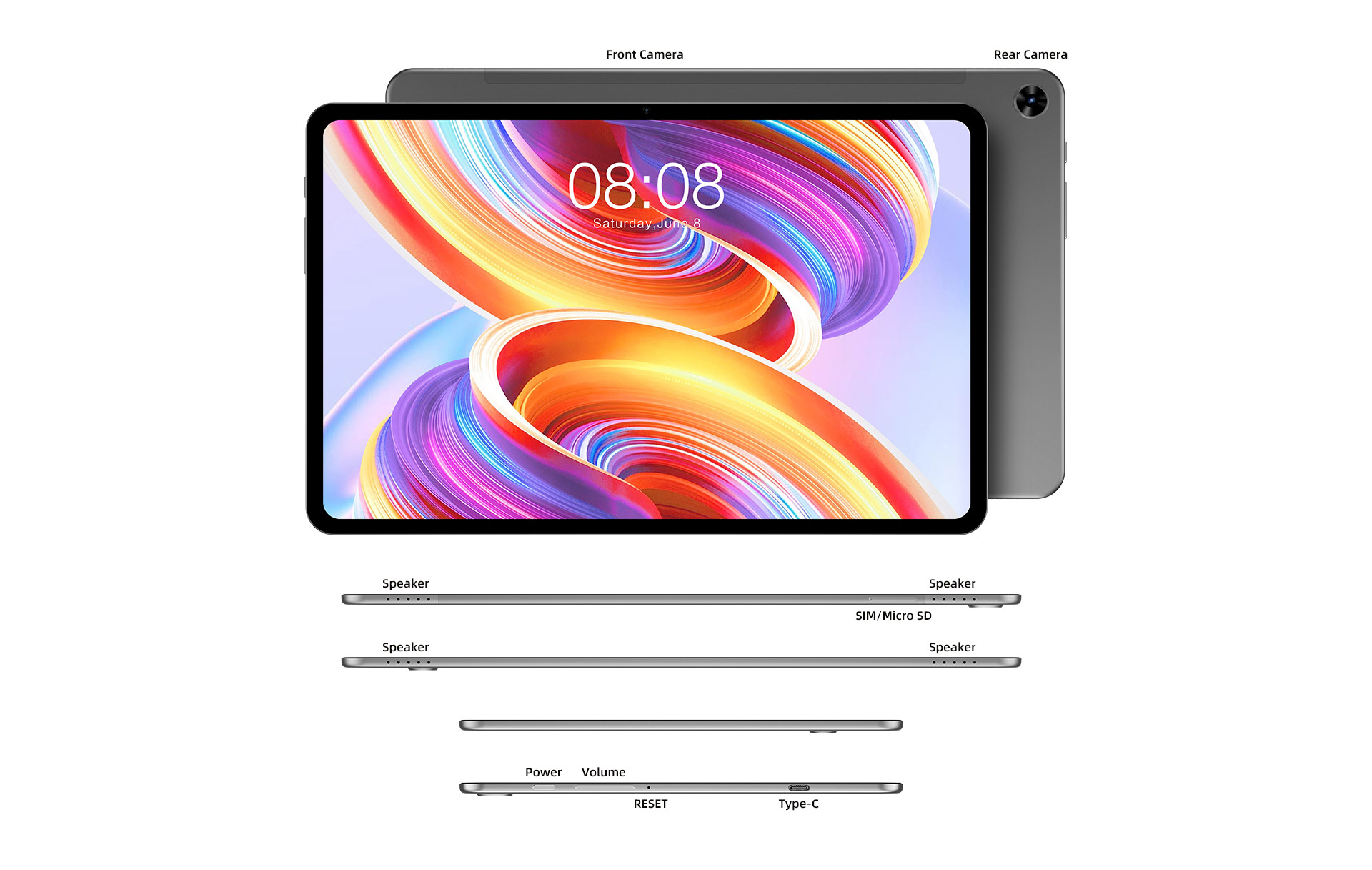 Teclast T50 Tablet - Android 11, 11 Inch, 8GB RAM, 128GB Storage