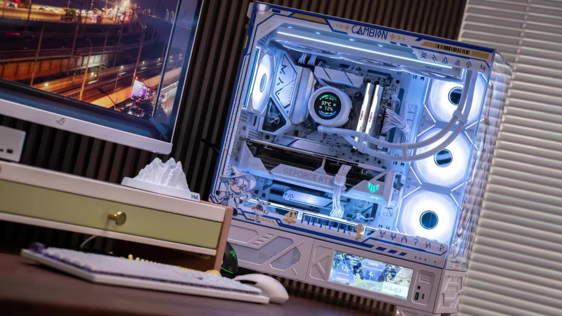 Valkyrie VK03M Mid Tower Gaming PC Case with 360 Water Cooling