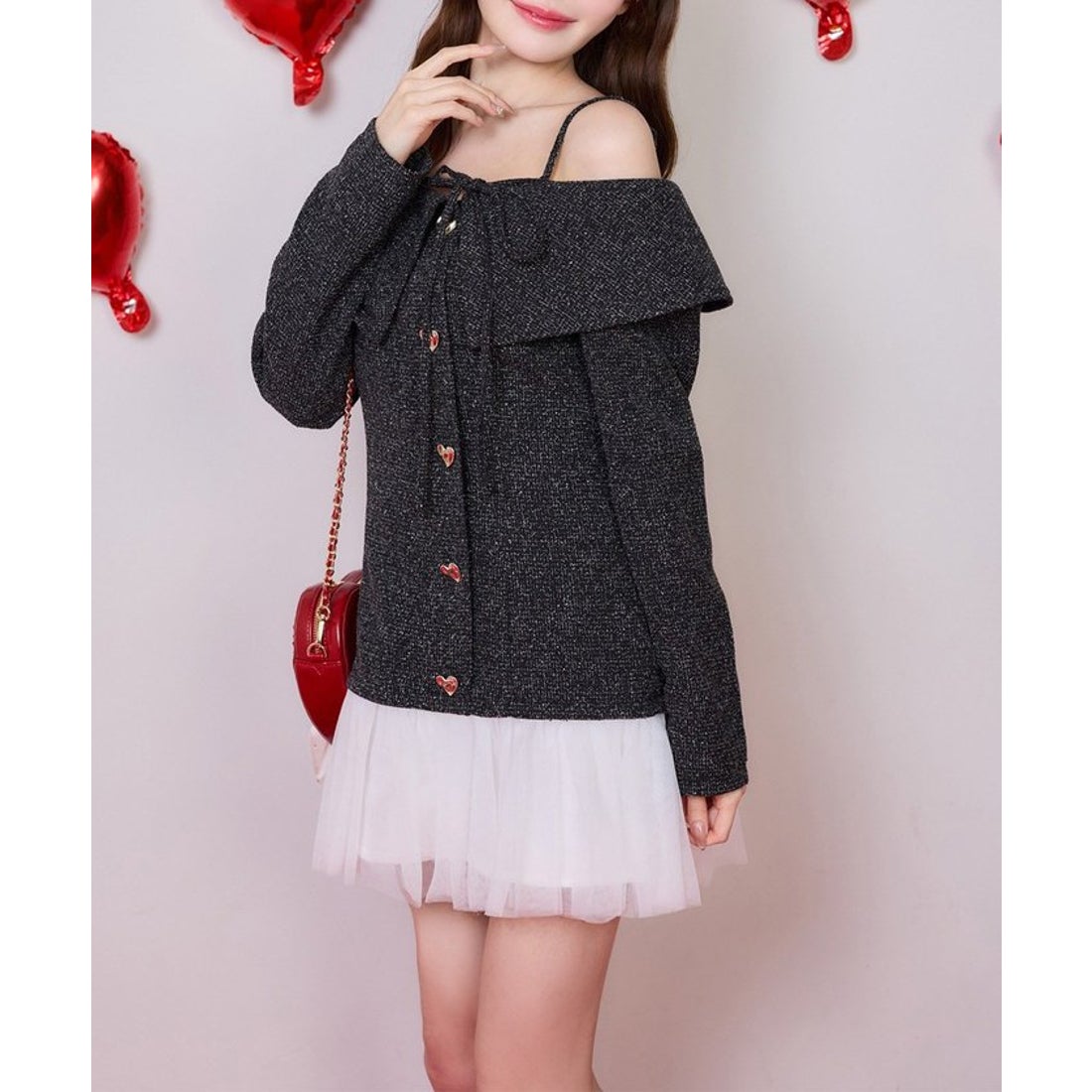 ナイスクラップ NICE CLAUP 【one after another】ハートボタン切替