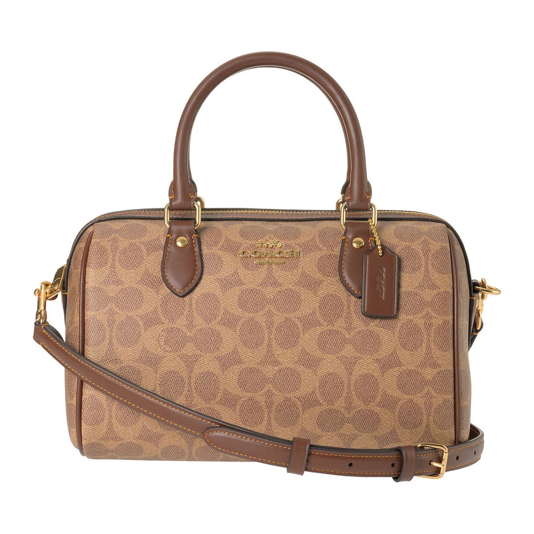コーチ COACH ハンドバッグ シグネチャー キャンバス ローアン