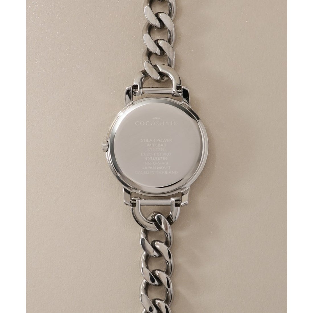 ココシュニック COCOSHNIK SSラウンドチェーンベルト ウォッチ