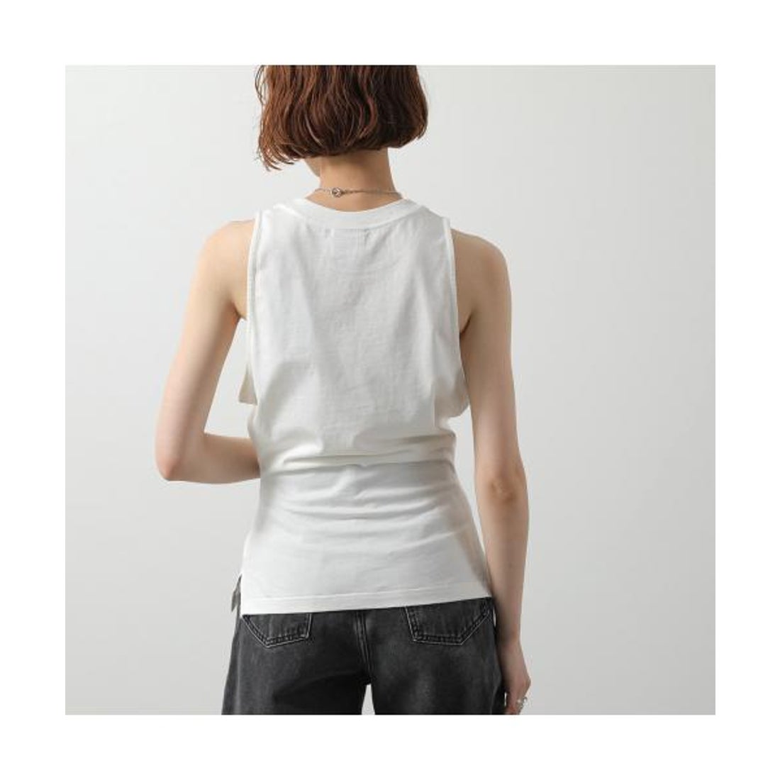 クレージュ courreges Courreges タンクトップ 125JDE094JS0107 FITTED