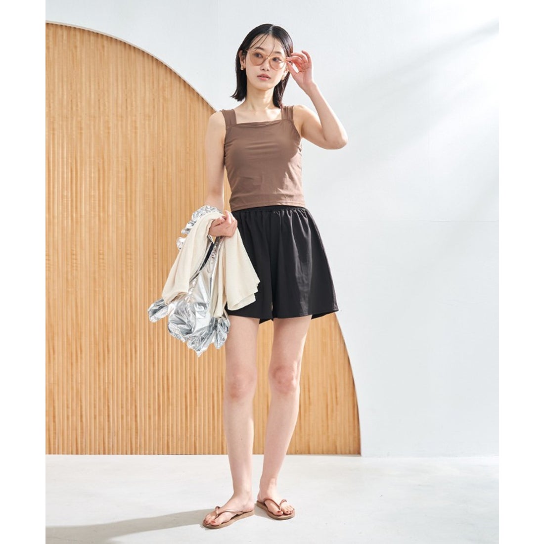 coen 【5点セット】ワッフルプルオーバー スイムウェア - ファッション