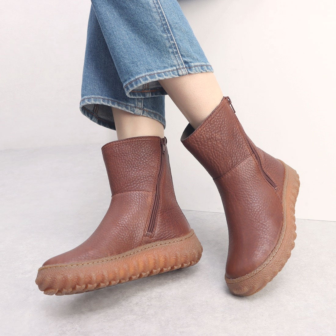 カンペール CAMPER [カンペール] GROUND / アンクルブーツ （コーヒー