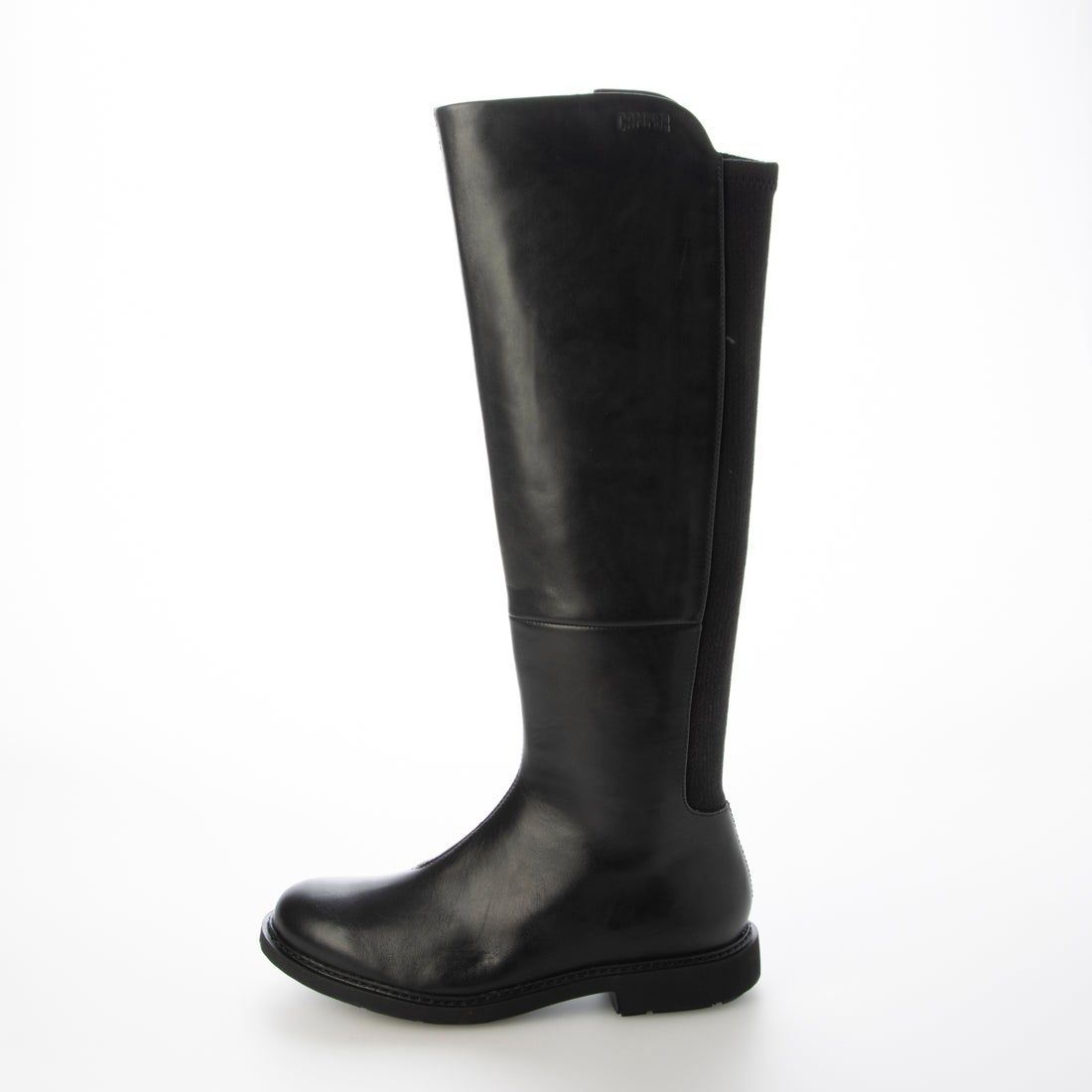 カンペール ブラックレザー ロングブーツ サイドファスナー 未使用保管